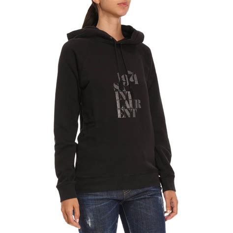 saint laurent sweatshirt women's